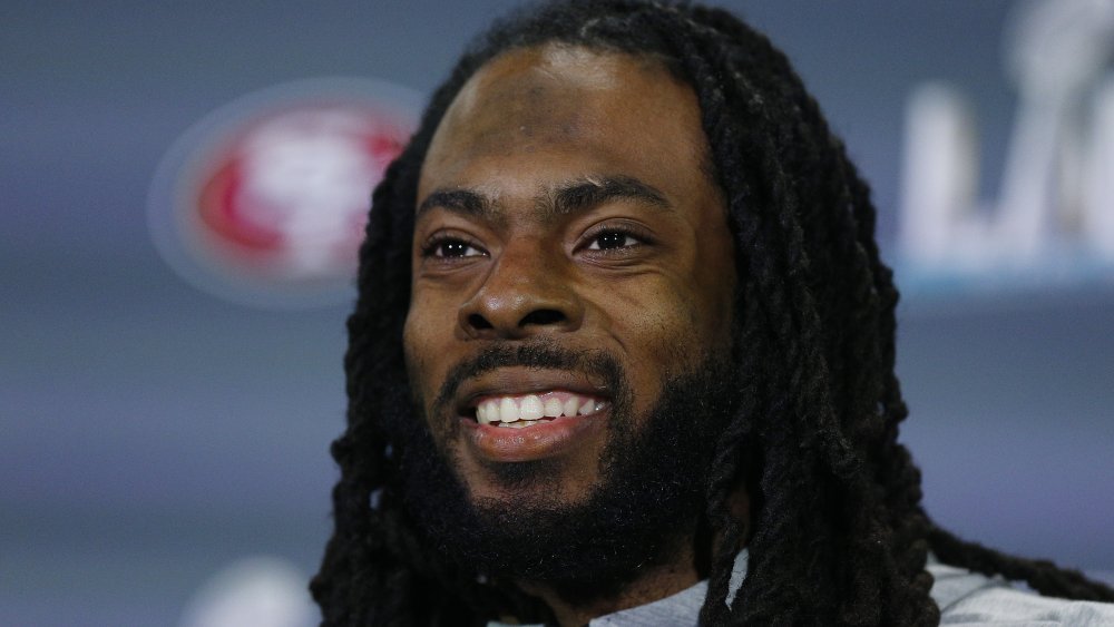 Richard Sherman al Super Bowl LIV evento mediatico