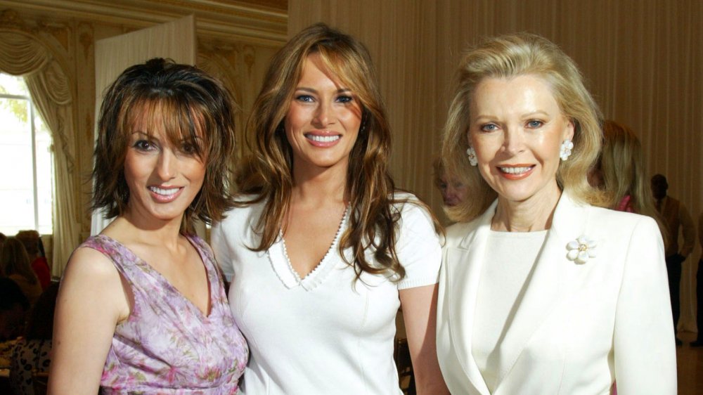 Ines Knauss, Melania Trump, e la loro madre 