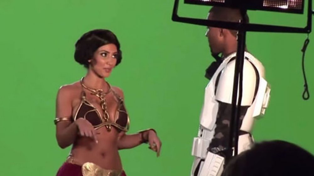 Kim Kardashian: la principessa Leila e Kanye West come Stormtrooper