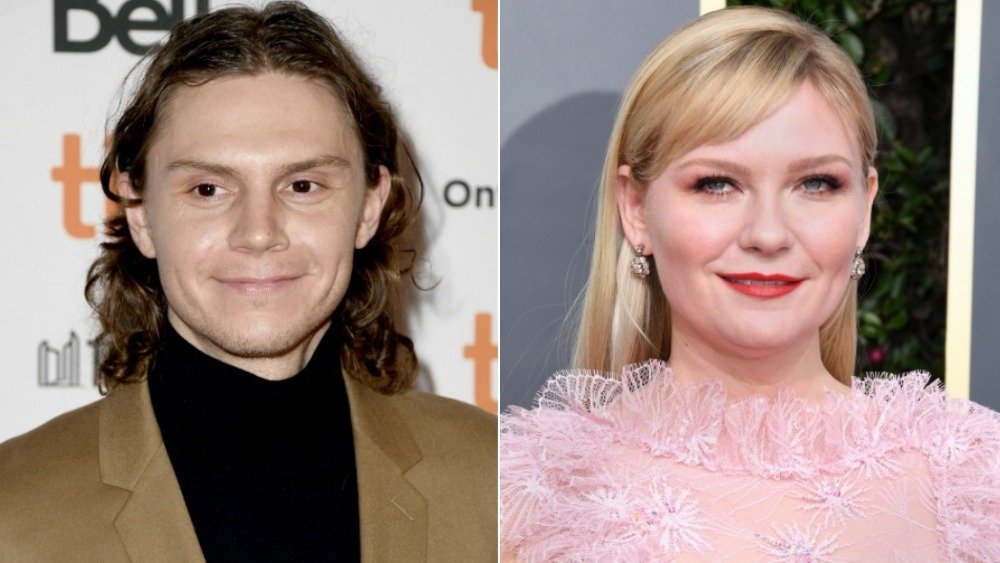 Immagine divisa di Evan Peters e Kirsten Dunst