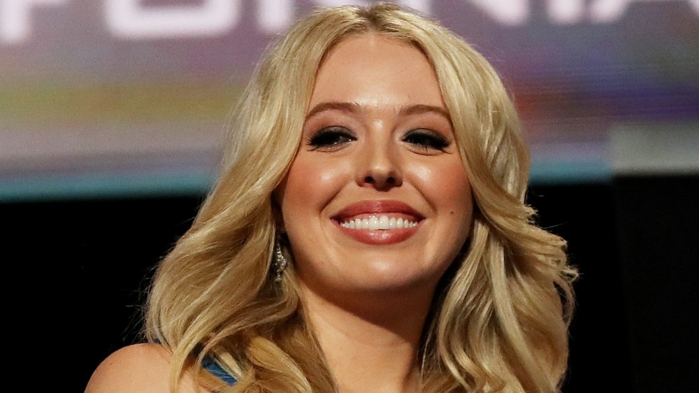 Figlia di Donald Trump, Tiffany Trump, sale sul palco per tenere un discorso nel secondo giorno della Convention nazionale repubblicana il 19 luglio 2016