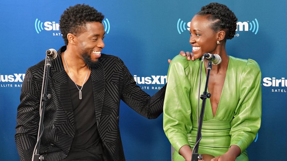 Chadwick Boseman e Lupita Nyong'o