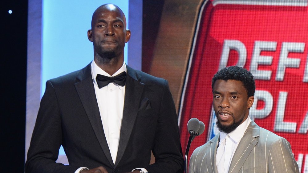 Chadwick Boseman e Kevin Garnett