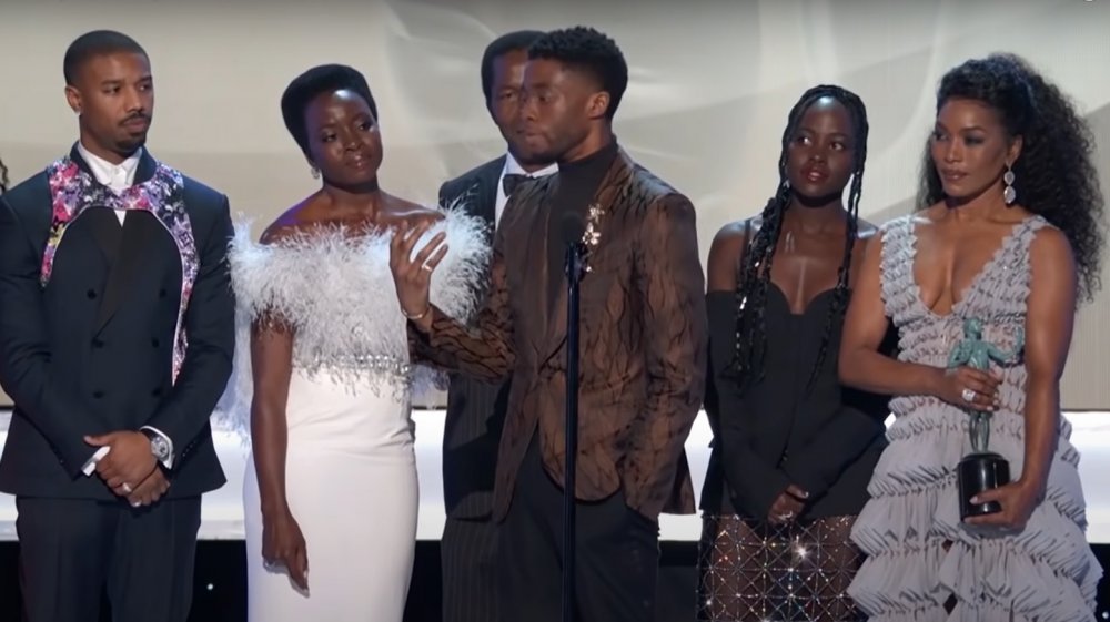 Il cast di Black Panther ai SAG Awards 2019