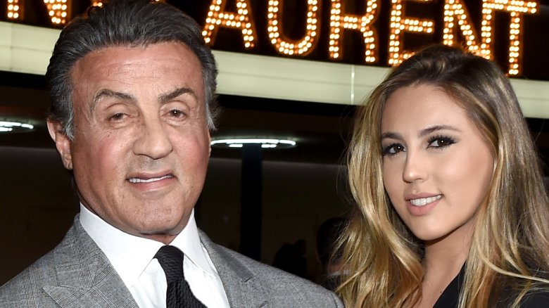 Sophia Stallone e Sylvester Stallone