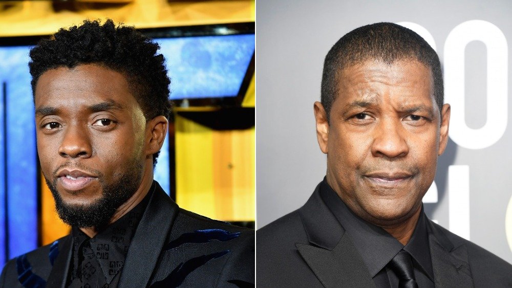 Chadwick Boseman e Denzel Washington