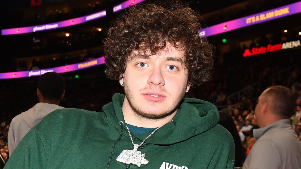 Jack Harlow a una partita degli Atlanta Hawks 