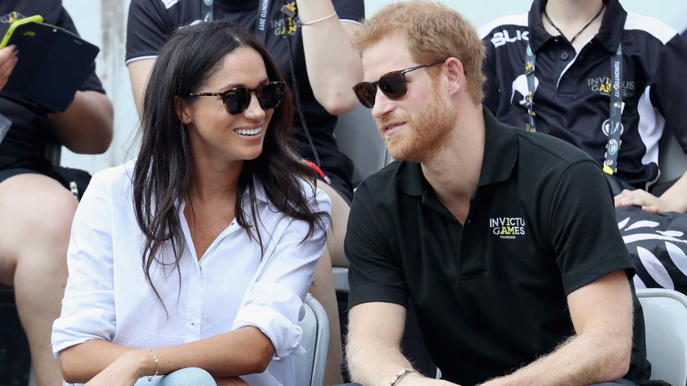 Meghan Markle e il principe Harry agli Invictus Games nel 2017