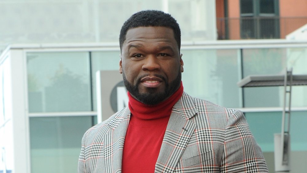 50 Cent alla cerimonia della Hollywood Walk of Fame nel 2020