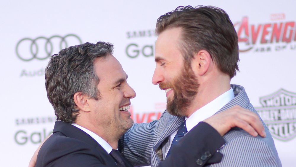 Mark Ruffalo e Chris Evans 