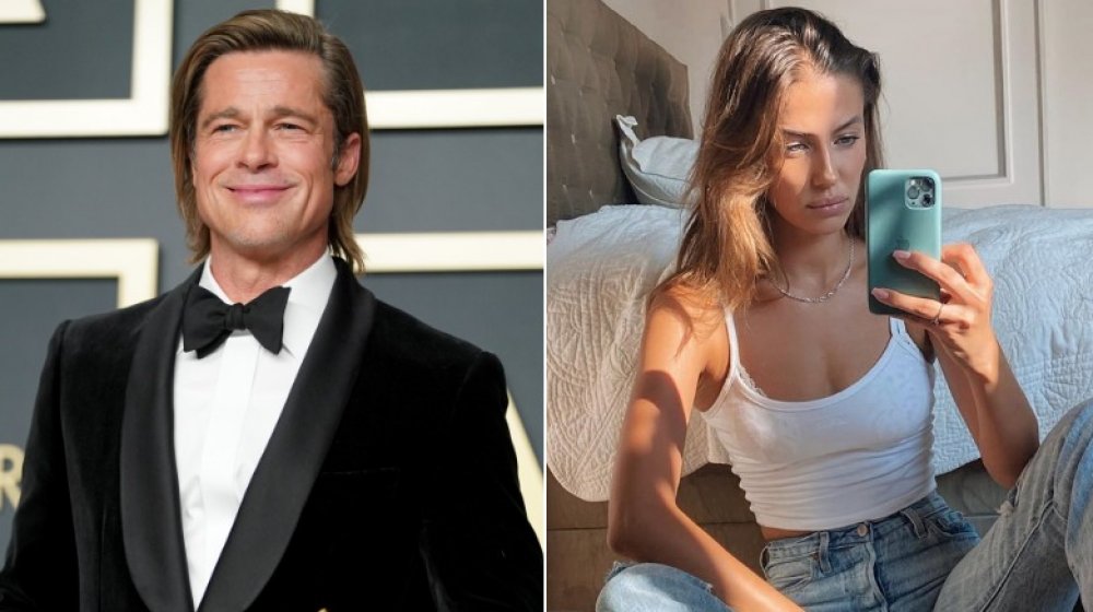 Brad Pitt e Nicole Poturalski immagine divisa