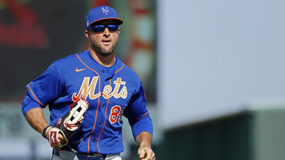 Tim Tebow gioca a baseball per i New York Mets