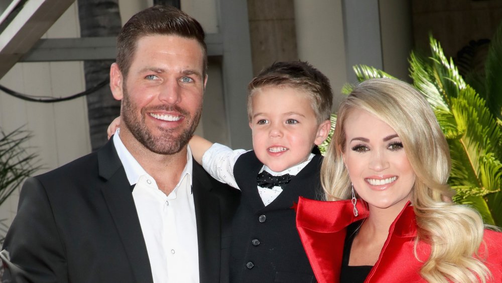 Carrie Underwood, Mike Fisher e Isaiah Fisher