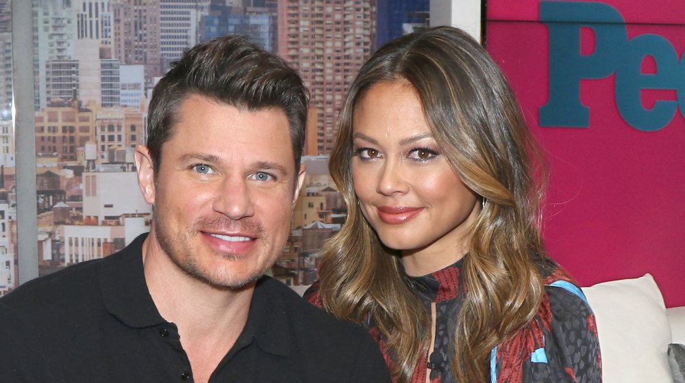 Nick Lachey e Vanessa Lachey su People Now nel 2020