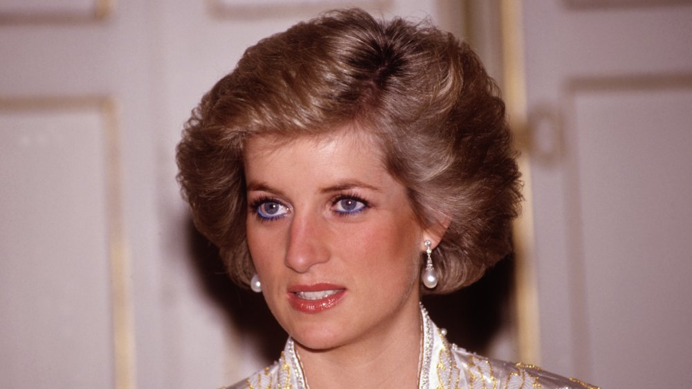 Principessa Diana a cena data dal presidente Mitterand nel 1988