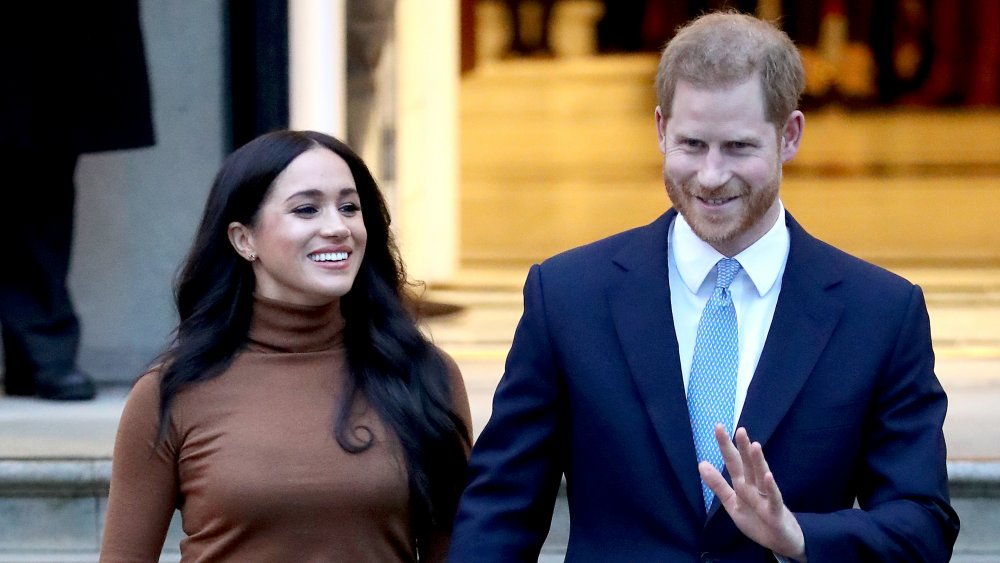 Meghan Markle e il principe Harry lasciano la Canada House nel 2020 