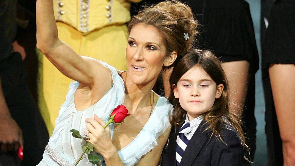 Celine Dion e il figlio René-Charles Angelil