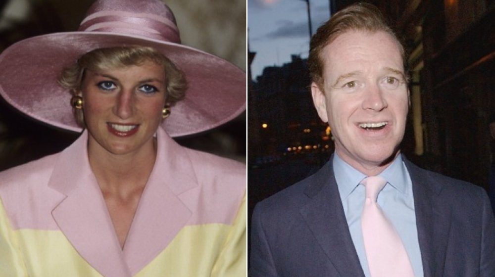 Immagine divisa della principessa Diana e James Hewitt