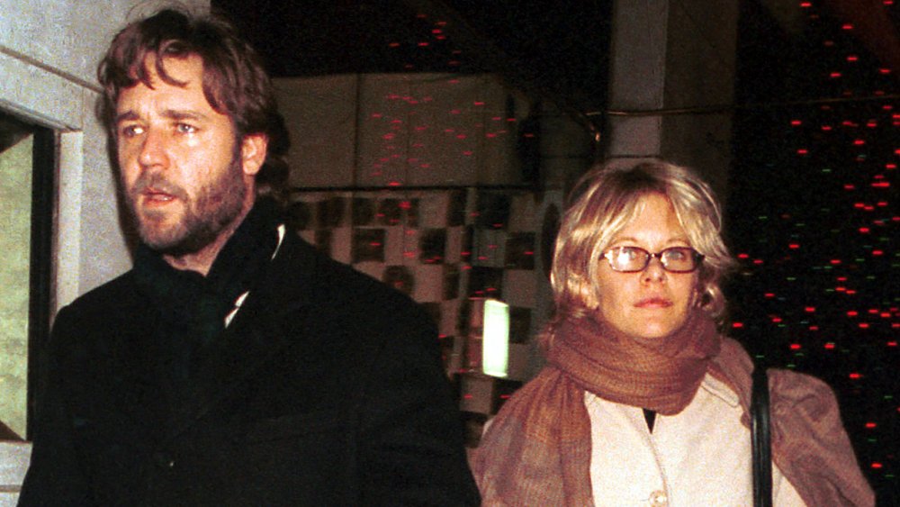 Russell Crowe Meg Ryan su Madison Avenue nel 2000