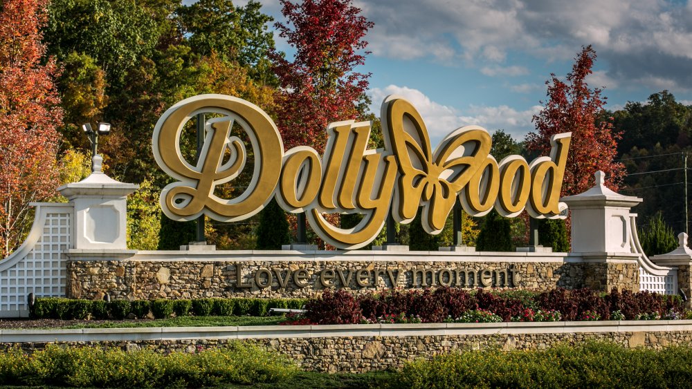 Segno del parco a tema Dollywood 