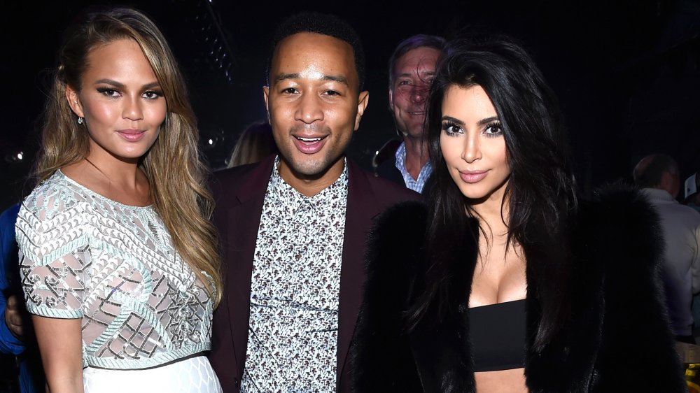 Chrissy Teigen, John Legend, Kim Kardashian 