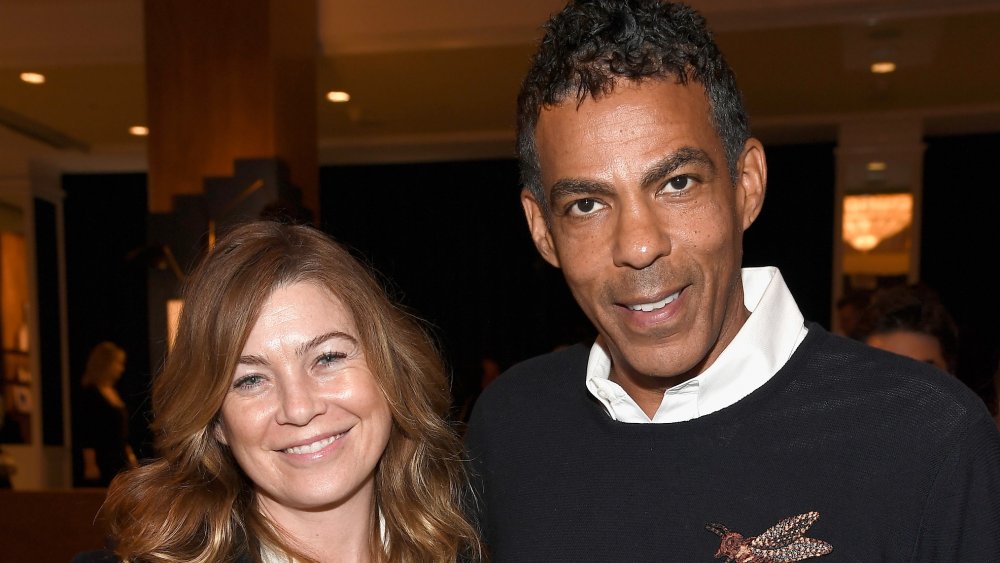 Ellen Pompeo and Chris Ivery arm in arm