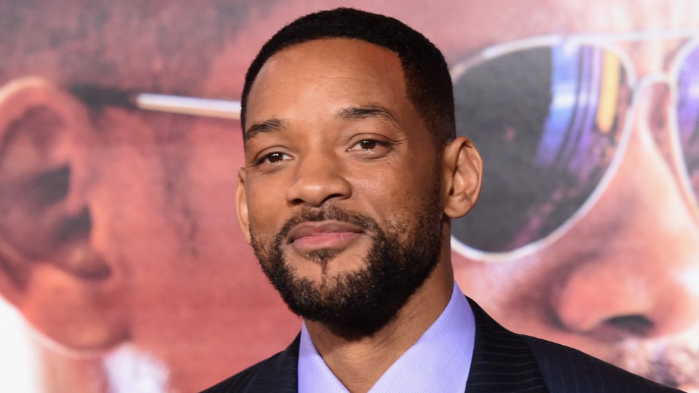 Will Smith smiling, close up