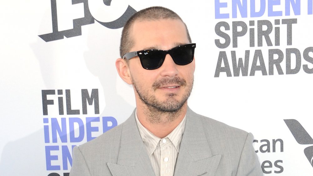 Shia LaBeouf with RayBans on