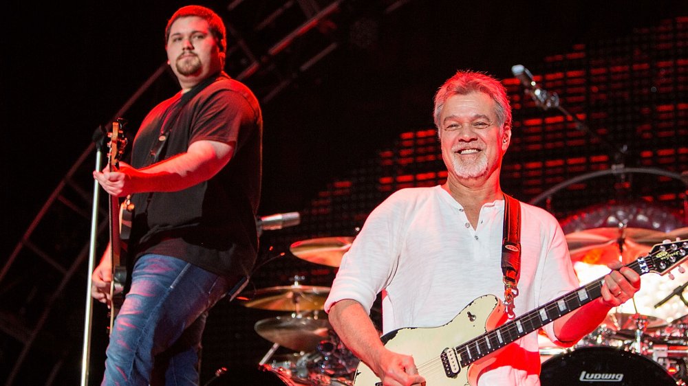 Wolfgang and Eddie Van Halen