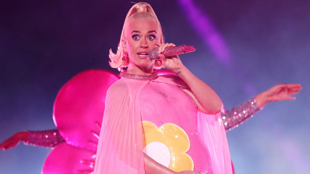 Katy Perry performs at the ICC Women's T20 Cricket World Cup Final in 2020