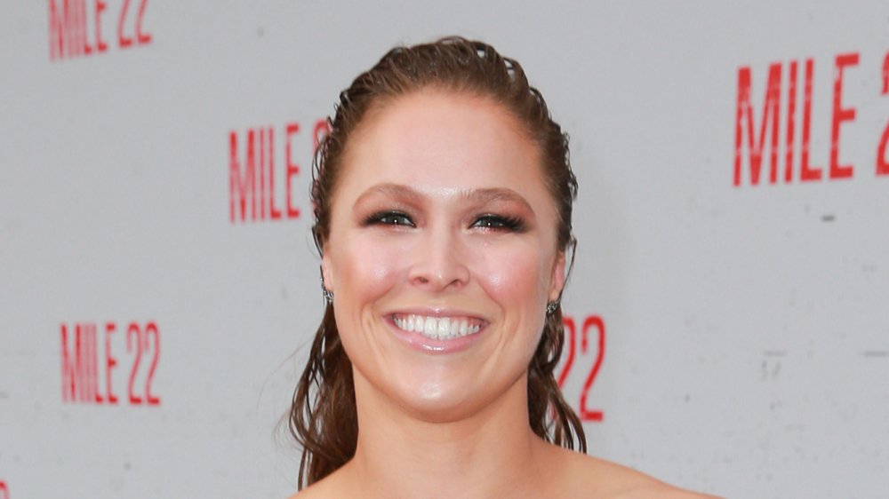 Ronda Rousey alla premiere del Mile 22 nel 2018