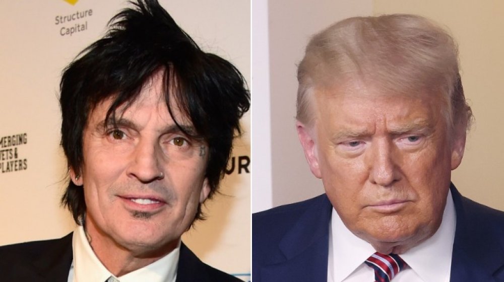 Tommy Lee;  Presidente Donald Trump