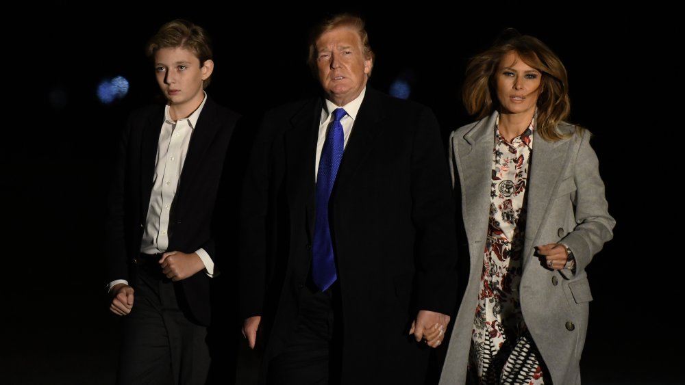 Donald Trump, Melania Trump e Barron Trump