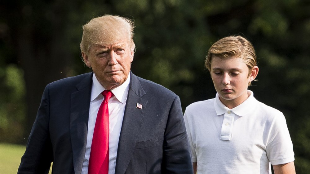 Barron Trump e Donald Trump