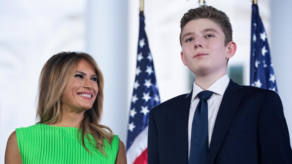 Melania e Barron Trump