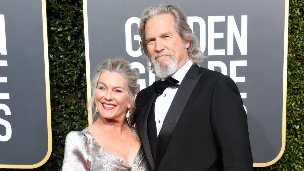 Susan Bridges (Geston) e Jeff Bridges ai Golden Globes