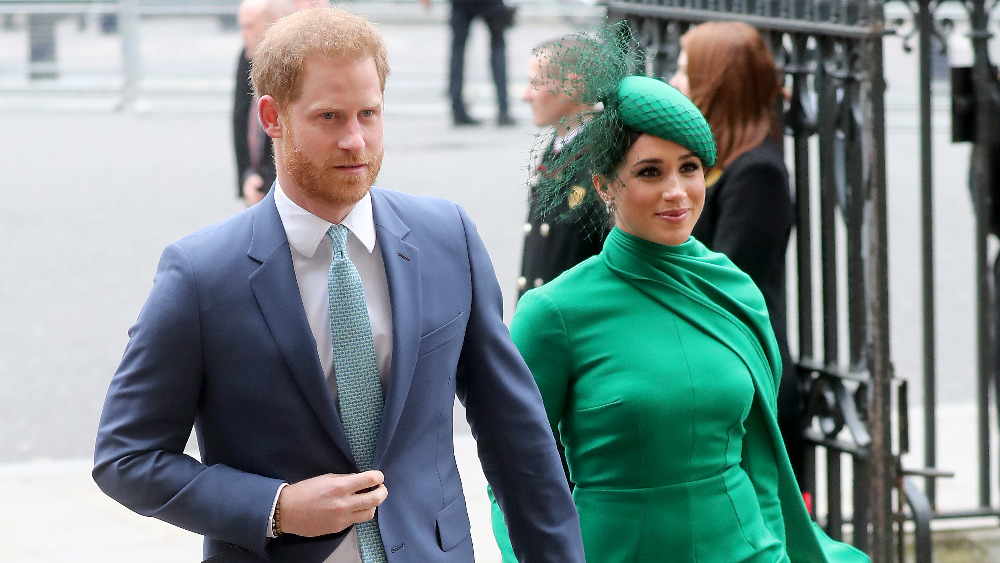 Il principe Harry e Meghan Markle partecipano al Commonwealth Day Service nel 2020