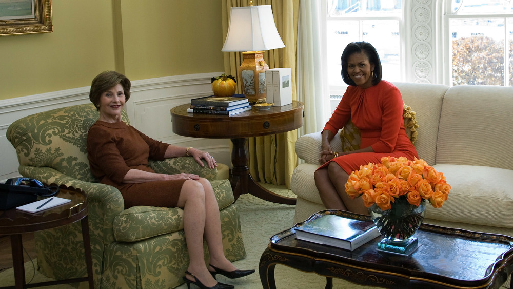 Laura Bush e Michelle Obama 