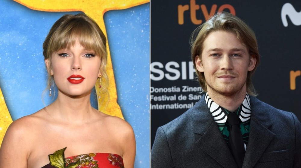 Taylor Swift alla premiere di Cats nel 2019;  Joe Alwyn al 68esimo Festival Internazionale del Film di San Sebastian