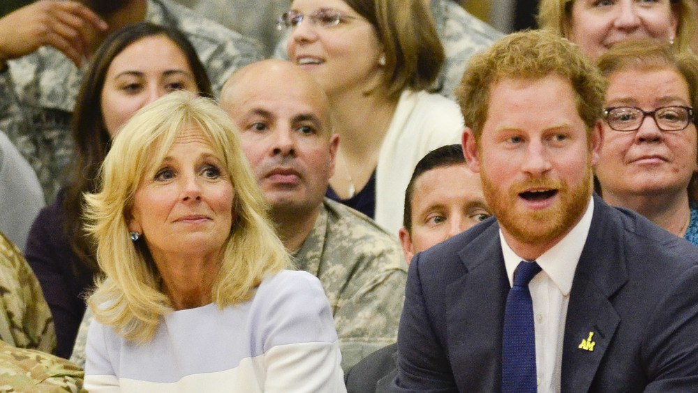 Jill Biden, il principe Harry