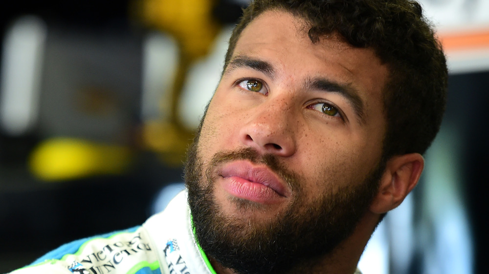 Bubba Wallace pensava mentre aspettava di correre