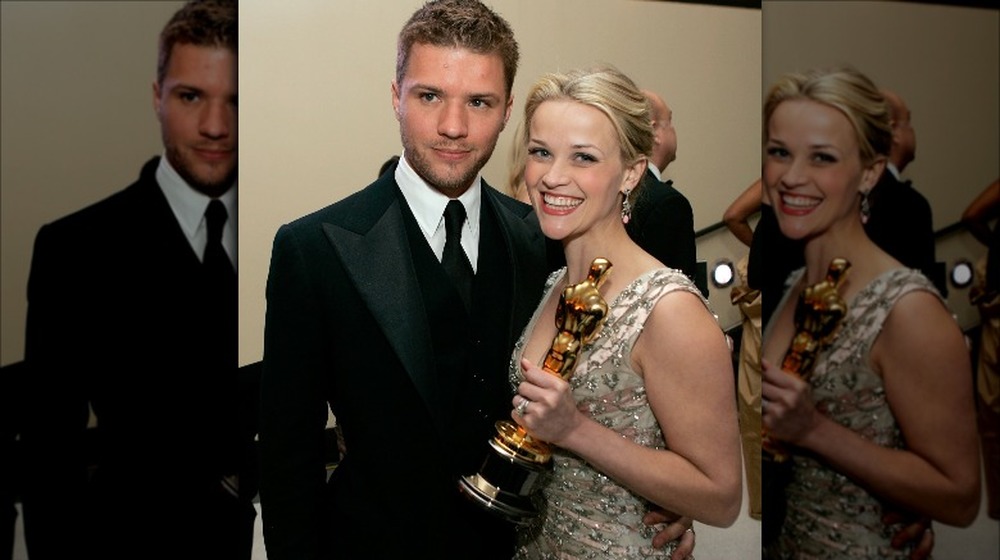 Ryan Phillippe e Reese Witherspoon con Oscar
