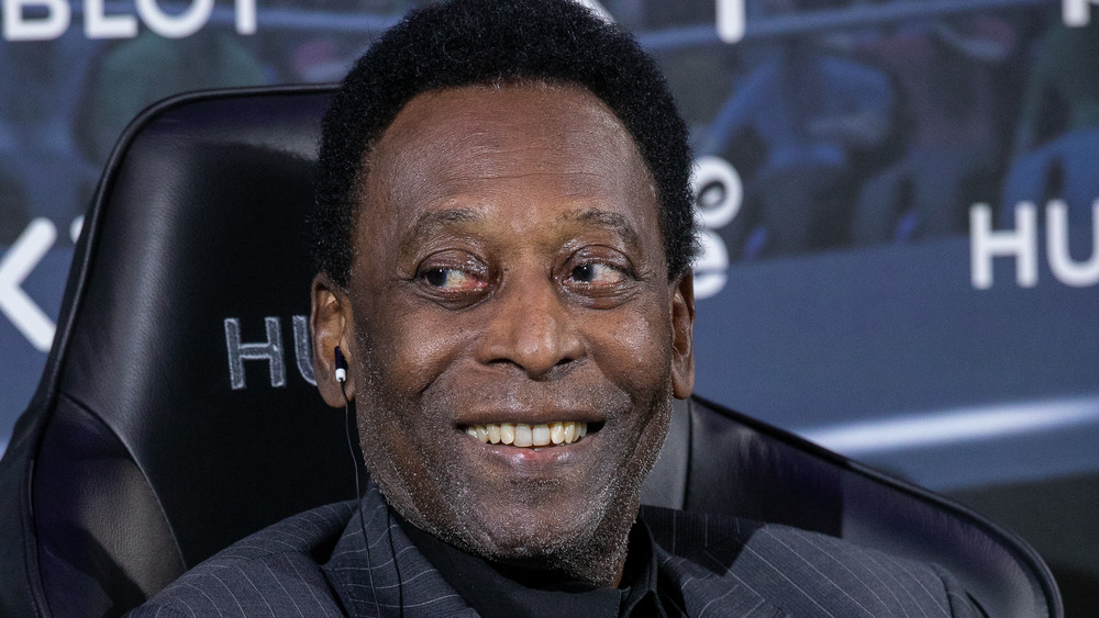 Pele in posa per una foto nel 2019