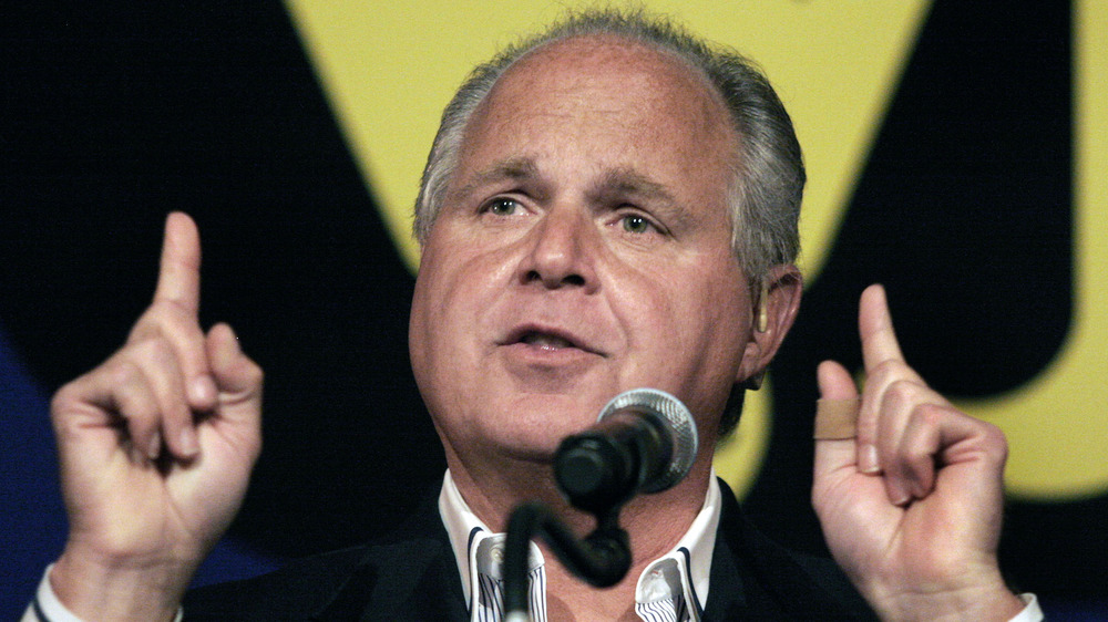 Rush Limbaugh parlando all'evento