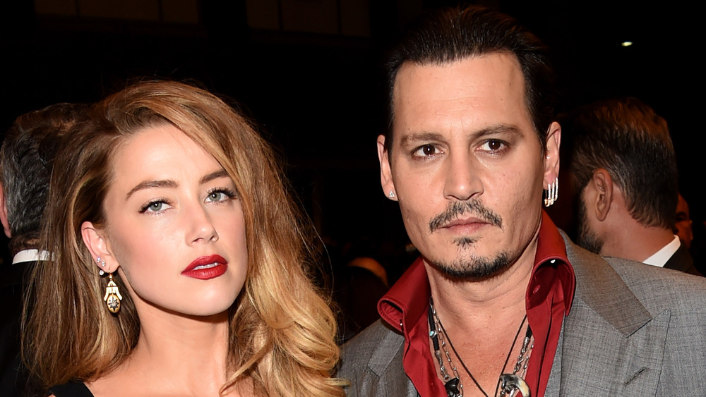 Amber Heard e Johnny Depp a un evento