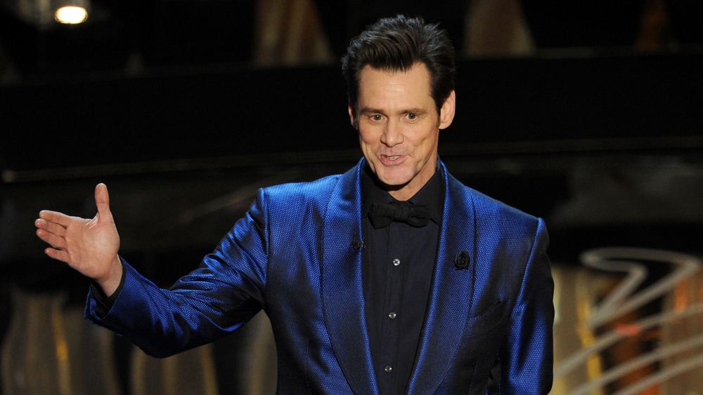 Jim Carrey sul palco degli Oscar