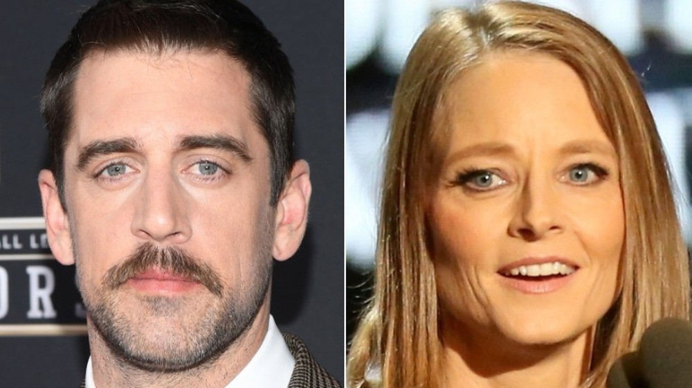 Aaron Rodgers e Jodie Foster