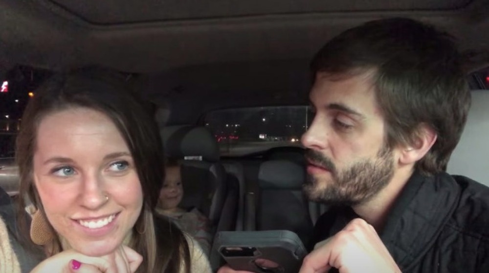 Jill Duggar Dillard e Derick Dillard in macchina