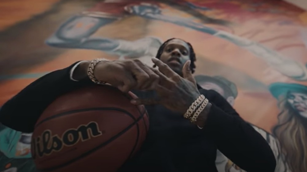 Lil Durk con il basket