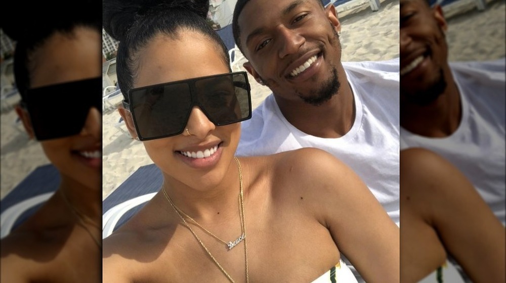 Kamiah Adams e Bradley Beal selfie